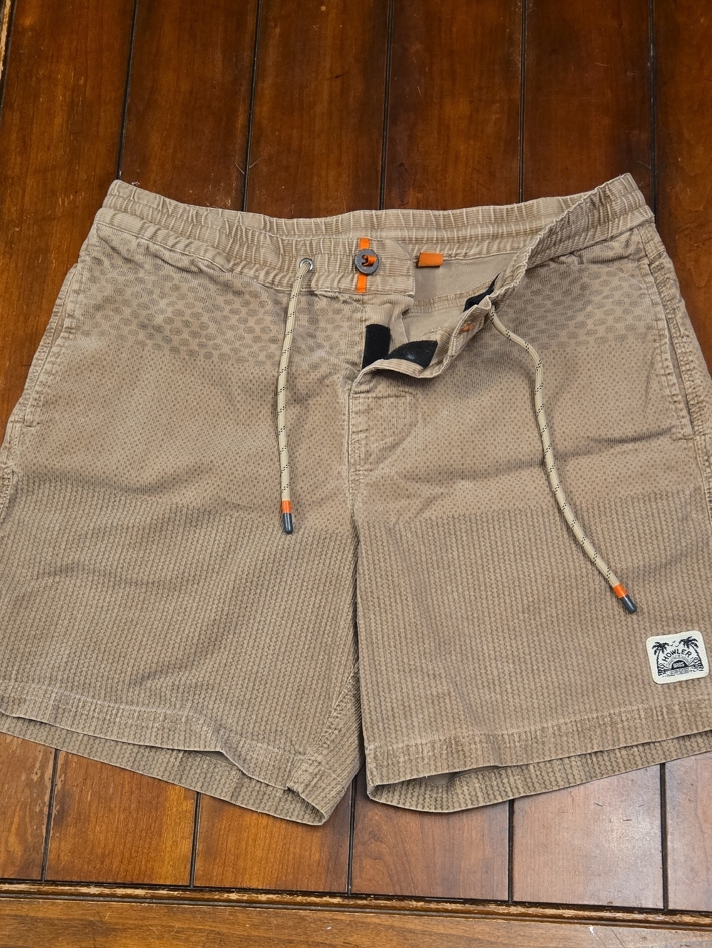 Howler Brothers Tan Cordurot Shorts